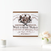  klokkenluiders reclame vierkante klok (Huis)