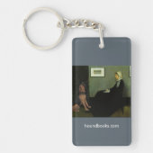 Klokkenluidersmoeder met de bloedhond van Wimsey Sleutelhanger (Voorkant)