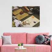 Klokkenmakerswerkplaats Canvas Afdruk (Insitu (Woonkamer))