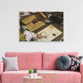 Klokkenmakerswerkplaats Canvas Afdruk (Insitu (Woonkamer))