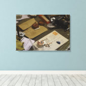 Klokkenmakerswerkplaats Canvas Afdruk (Insitu (Houten vloer))