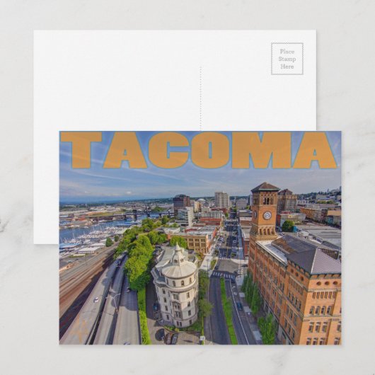 Klokkentoren en een Pacific briefkaart (Voorkant / Achterkant)