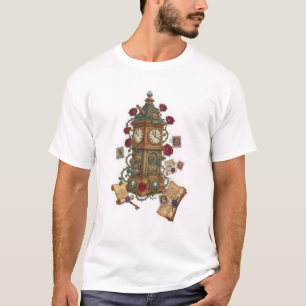 Klokkentoren Fantasie Tijdmachine Illustratie T-shirt