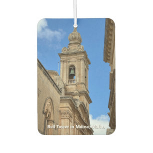 Klokkentoren in Mdina, Malta. Luchtverfrisser