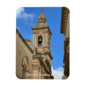 Klokkentoren in Mdina, Malta. Magneet (Verticaal)