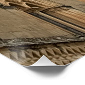 Klokkentoren in Mdina, Malta. Perfect Poster (Hoek)