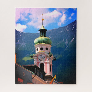 Klokkentoren in Oostenrijk Legpuzzel