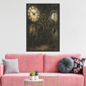 Klokkentoren interieur kunst canvas afdruk (Insitu (Woonkamer))