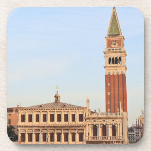 Klokkentoren, Piazza San Marco, Venetië Bier Onderzetter