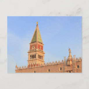Klokkentoren, Piazza San Marco, Venetië Briefkaart