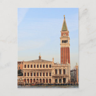 Klokkentoren, Piazza San Marco, Venetië Briefkaart