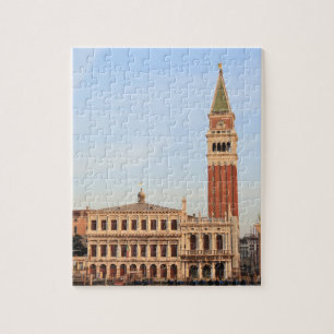 Klokkentoren, Piazza San Marco, Venetië Legpuzzel