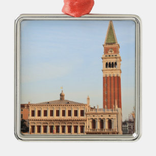 Klokkentoren, Piazza San Marco, Venetië Metalen Ornament