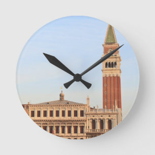 Klokkentoren, Piazza San Marco, Venetië Ronde Klok