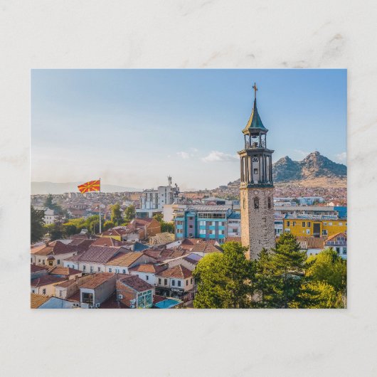 Klokkentoren - Prilep, Macedonië Briefkaart (Voorkant)