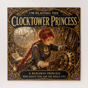 Klokkentoren Prinses Steampunk Rolspel Heldin Legpuzzel