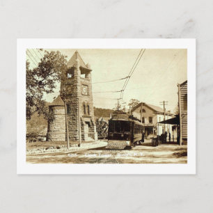 Klokkentoren, Roslyn, Long Island, NY Vintage Briefkaart