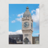 Klokkentoren van het Gare de Lyon in Parijs Briefkaart (Voorkant)