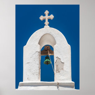 Klokkentoren van Mykonos Poster