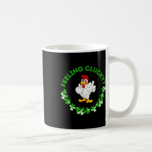 Klokkig Gevoel - Grappig Kip St. Patrick Shirt Koffiemok