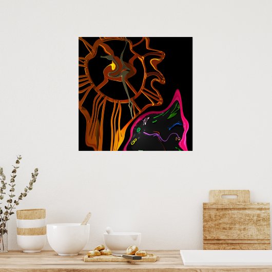 klokklok poster (Keuken)