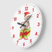 Klokklok voor kerst in koala grote klok (Hoek)