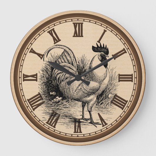  klokklok voor keuken met roosterrooster grote klok (Voorkant)