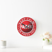 Klokklok voor panische Button Ronde Klok (Huis)
