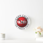 Klokklok voor panische Button Ronde Klok (Huis)