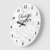 Klokklokje voor witte marmer grote klok (Hoek)