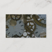 Klokkogels in ijs visitekaartje (Achterkant)