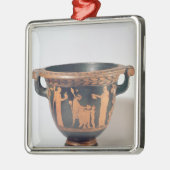 Klokkrater met rood cijfer, c.450-440 BC Metalen Ornament (Links)