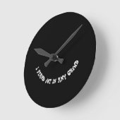 KLOKKUNST EN DESIGN RONDE KLOK (Hoek)