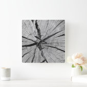 KLOKKUNST EN DESIGN VIERKANTE KLOK (Huis)