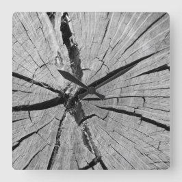 KLOKKUNST EN DESIGN VIERKANTE KLOK