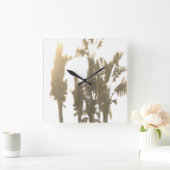 KLOKKUNST EN DESIGN VIERKANTE KLOK (Huis)