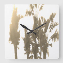 KLOKKUNST EN DESIGN VIERKANTE KLOK