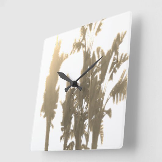 KLOKKUNST EN DESIGN VIERKANTE KLOK (Hoek)