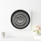 KLOKKUNST EN DESIGN VIERKANTE KLOK (Huis)