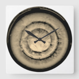 KLOKKUNST EN DESIGN VIERKANTE KLOK