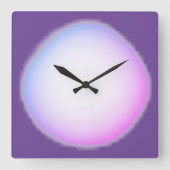 KLOKKUNST EN DESIGN VIERKANTE KLOK (Voorkant)