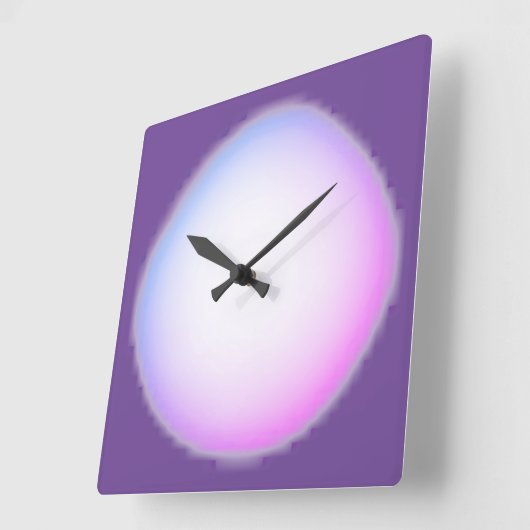 KLOKKUNST EN DESIGN VIERKANTE KLOK (Hoek)