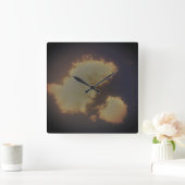 KLOKKUNST EN DESIGN VIERKANTE KLOK (Huis)