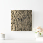 KLOKKUNST EN DESIGN VIERKANTE KLOK (Huis)