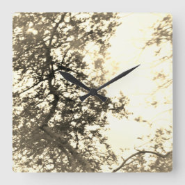 KLOKKUNST EN DESIGN VIERKANTE KLOK