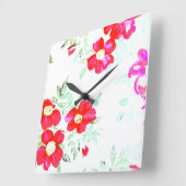 KLOKKUNST EN DESIGN VIERKANTE KLOK (Hoek)