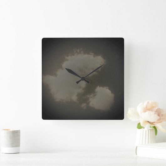 KLOKKUNST EN DESIGN VIERKANTE KLOK (Huis)