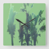 KLOKKUNST EN DESIGN VIERKANTE KLOK (Voorkant)