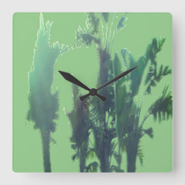 KLOKKUNST EN DESIGN VIERKANTE KLOK