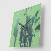 KLOKKUNST EN DESIGN VIERKANTE KLOK (Hoek)